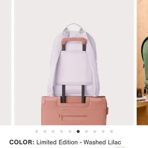 Dagne Dover | Bags | Dakota Large Backpack In Washed Lilac  display picture 2